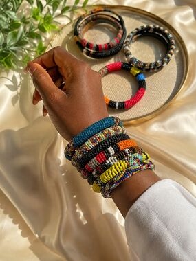 Handmade Multicolor Beaded Bracelets